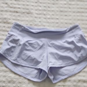 lululemon athletica Lavender Athletic Shorts